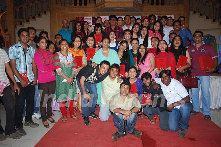 Rajan Shahi's get together on the sets of 'Ye Rishta Kya Kehlata Hai' on completion of 800 episodes & 3 Years of the show on Star Plus