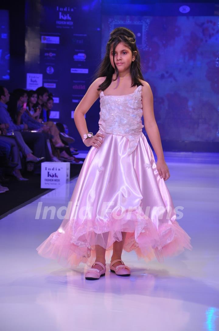 Kids walk on the ramp at India Kids Fashion Week 2012 Day 2 in Mumbai