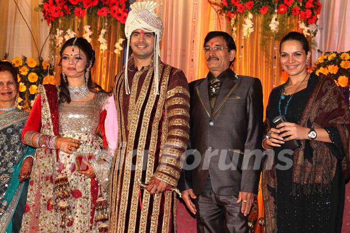 Shweta Kawatra grace Deepshikha Nagpal and Kaishav Arora wedding reception in Mumbai