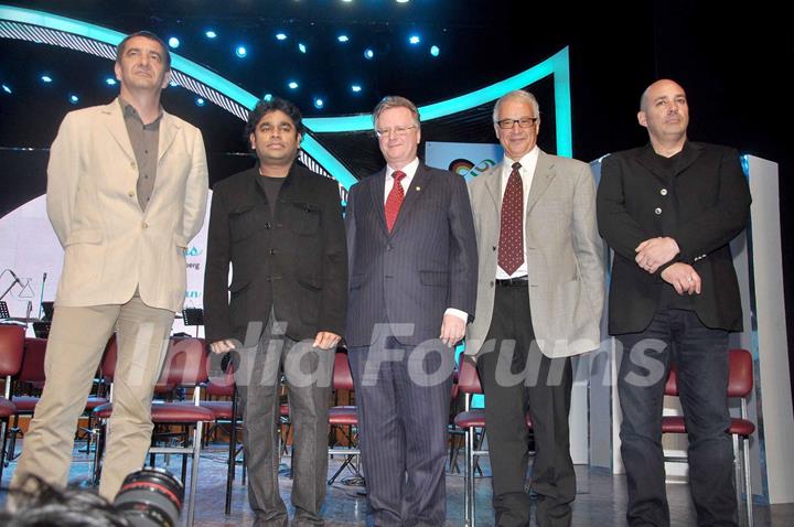 A.R. Rahman at a press conference