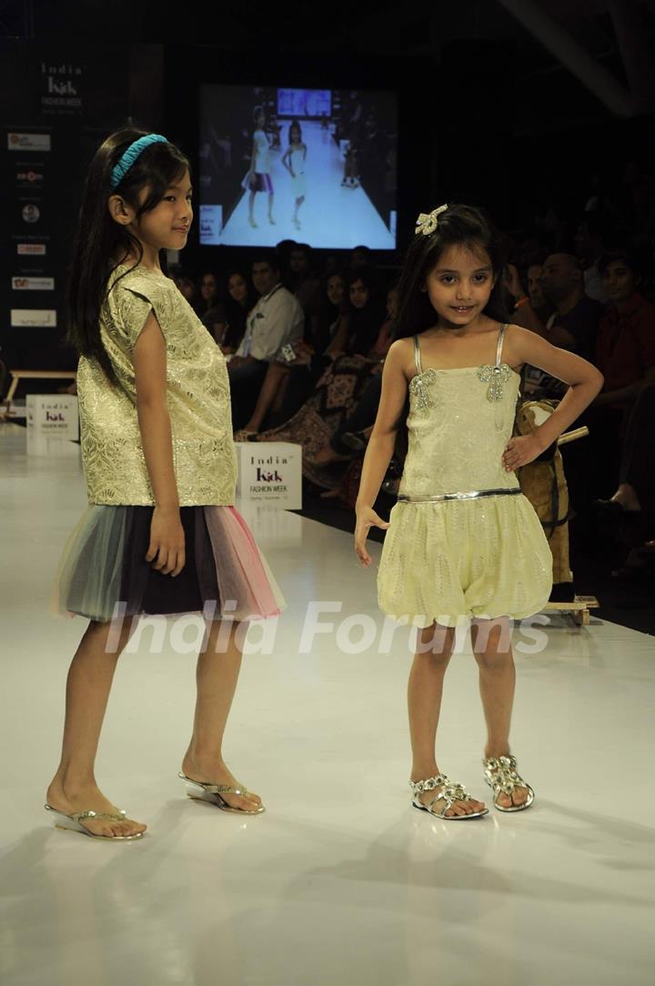 Designer Payal Singhal displays her collection on Day 3 at India Kids Fashion Show at Intercontinental The Lalit.  .