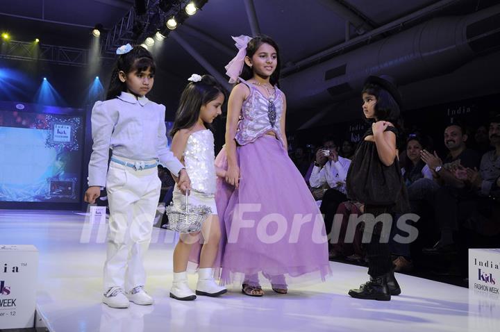 AZ Couture displays collection on Day 3 at the India Kids Fashion Show. .