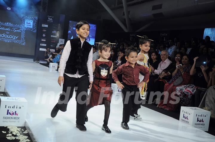 Kids walk for Kidology on Day 3 at India Kids Fashion Show