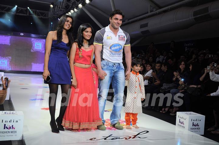 Sohail Khan as the show stopper on Day 3 at India Kids Fashion Show