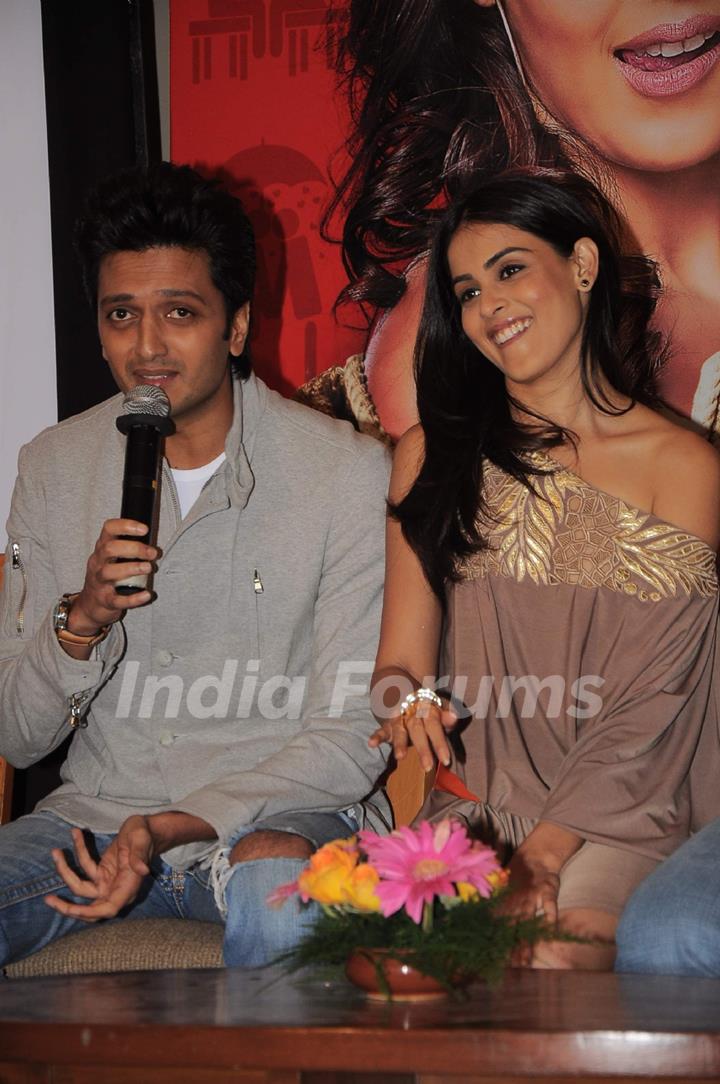 Genelia and Ritesh at Music launch of movie 'Tere Naal Love Ho Gaya'