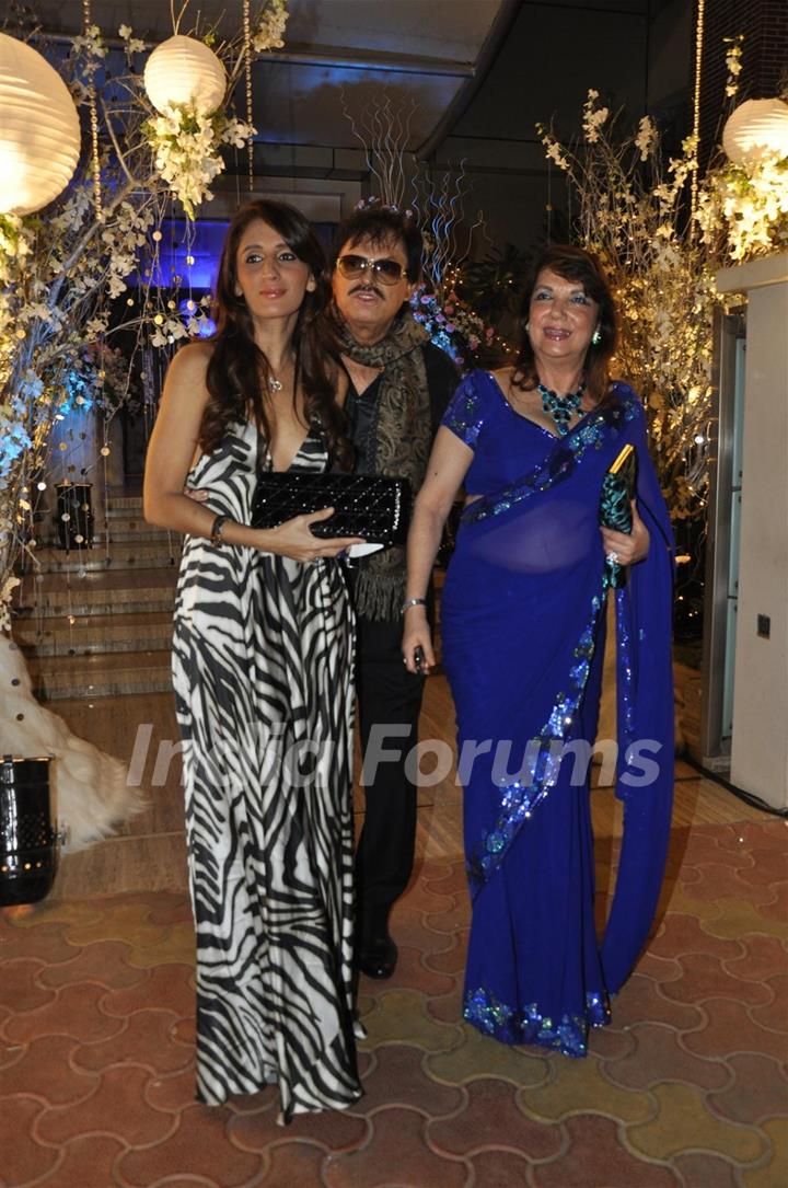 Sanjay Khan with wife grace Sunaina Roshan's Birthday Bash