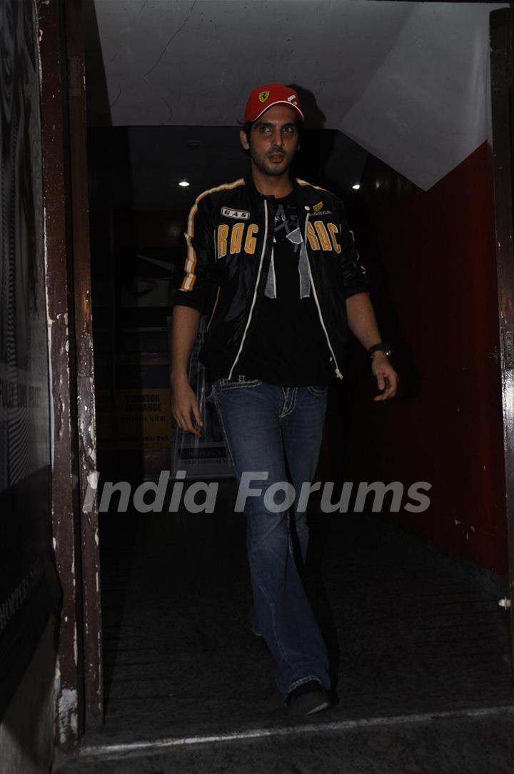 Zayed Khan at Special screening of the film 'Agneepath' at PVR Juhu in Mumbai