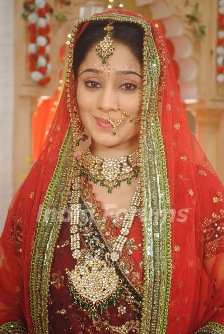 Soumya Seth as Navya in bridal attire