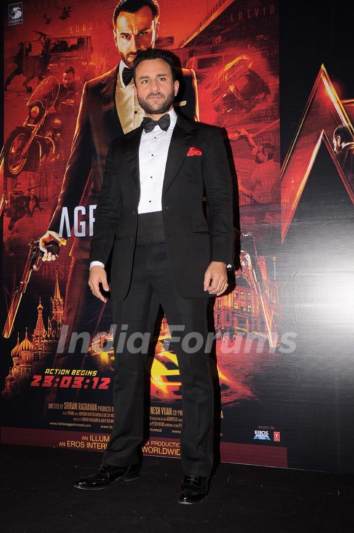 Saif Ali Khan at the 'Agent Vinod' Press Conference