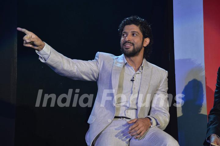 Farhan Akhtar launches HSBC and Makemytrip credit card at Grand Hyatt