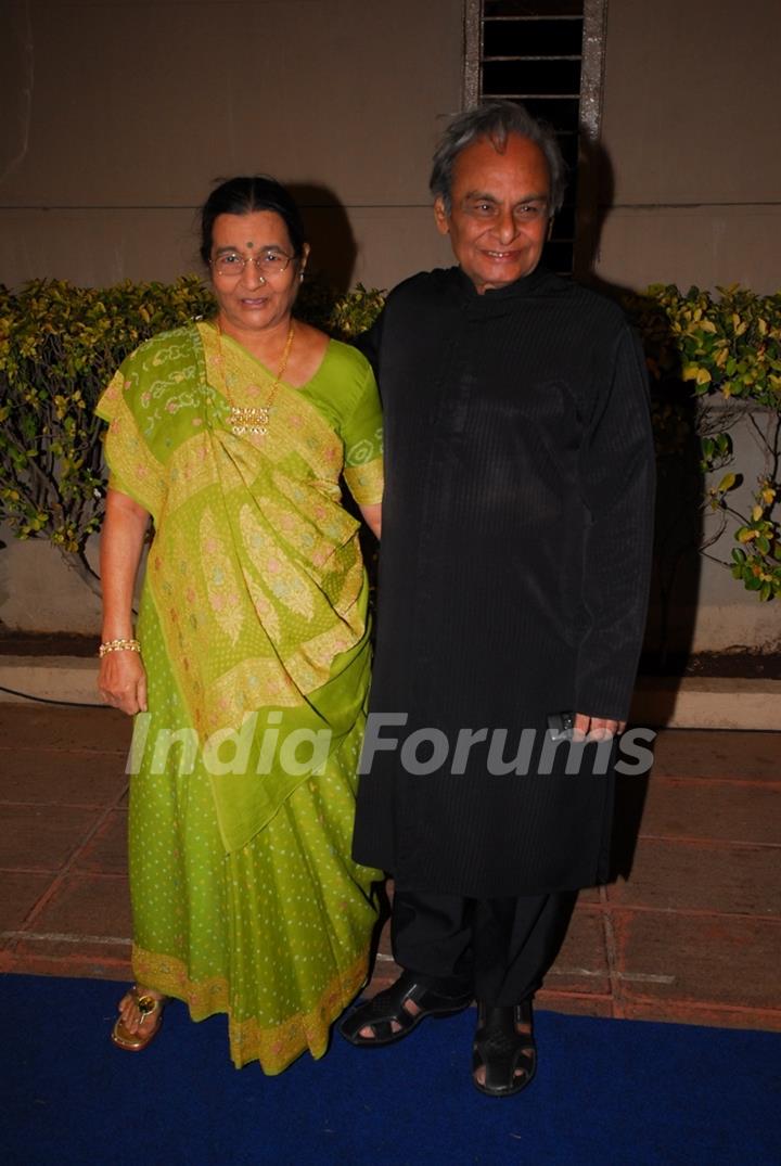 Kalyanji Anand at Abhinav Jhunjhunwala and Prerna Sarda's wedding reception