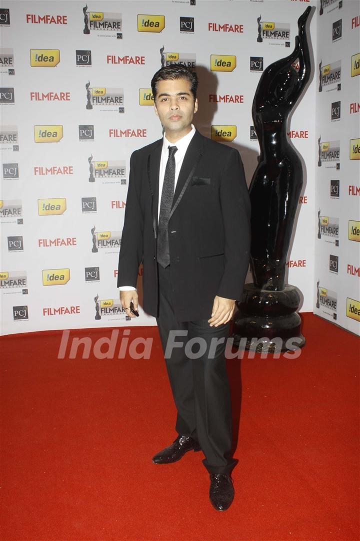 Karan Johar at 57th Idea Filmfare Awards 2011