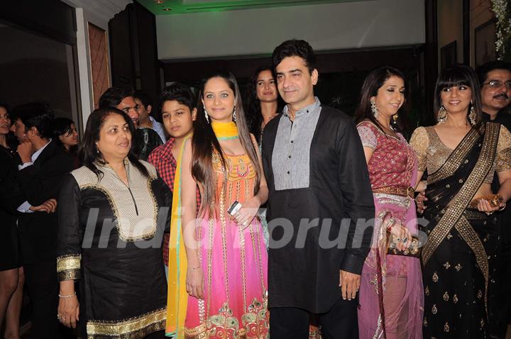 Celebrities at Ritesh & Genelia Sangeet ceremony at Hotel TajLands End in Mumbai