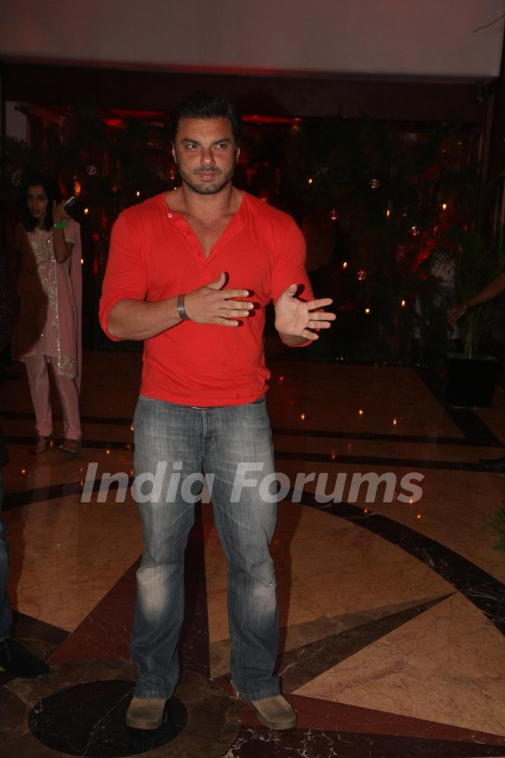 Sohail Khan at Ritesh Deshmukh & Genelia Dsouza Sangeet ceremony at Hotel TajLands End in Mumbai