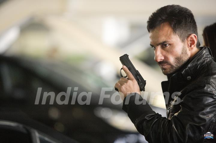 Saif Ali Khan in the movie Agent Vinod