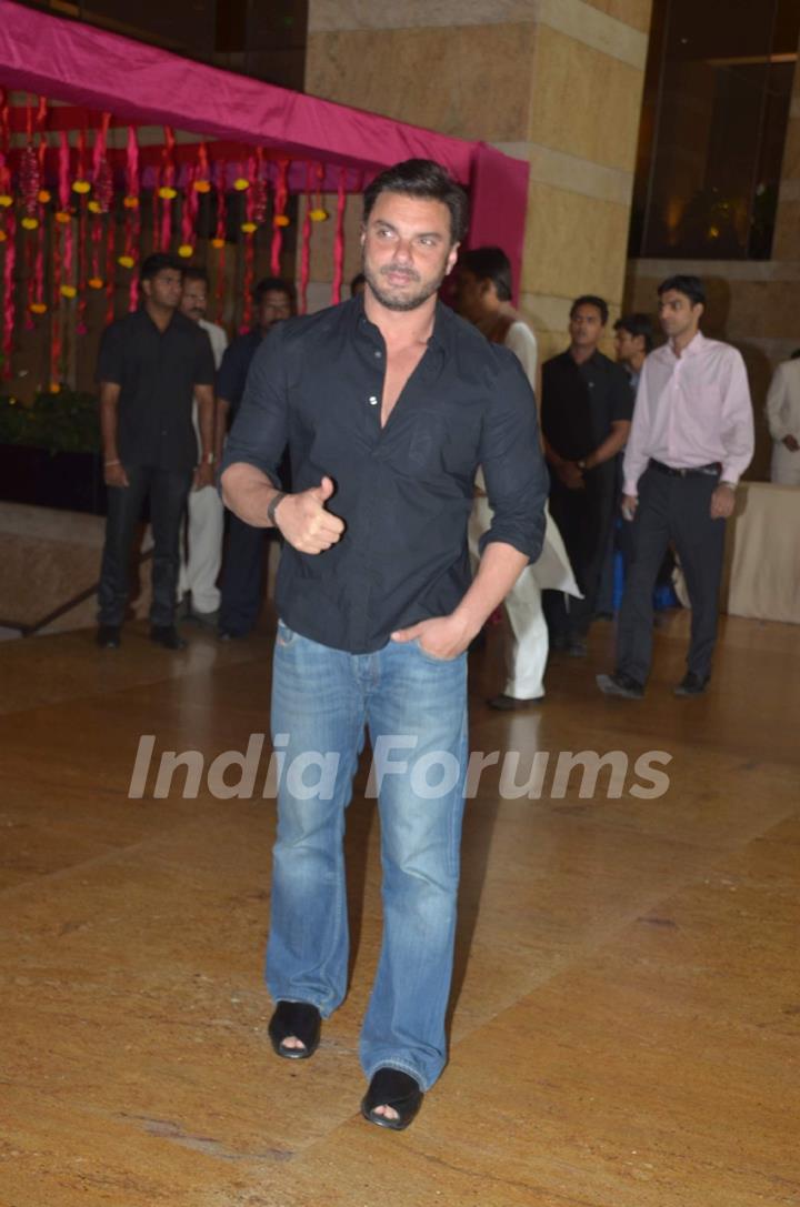 Sohail Khan grace Ritesh Deshmukh & Genelia Dsouza wedding bash