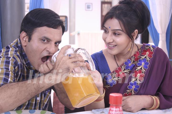Shilpa Shinde and Paresh Ganatra as Koel and Ghotak