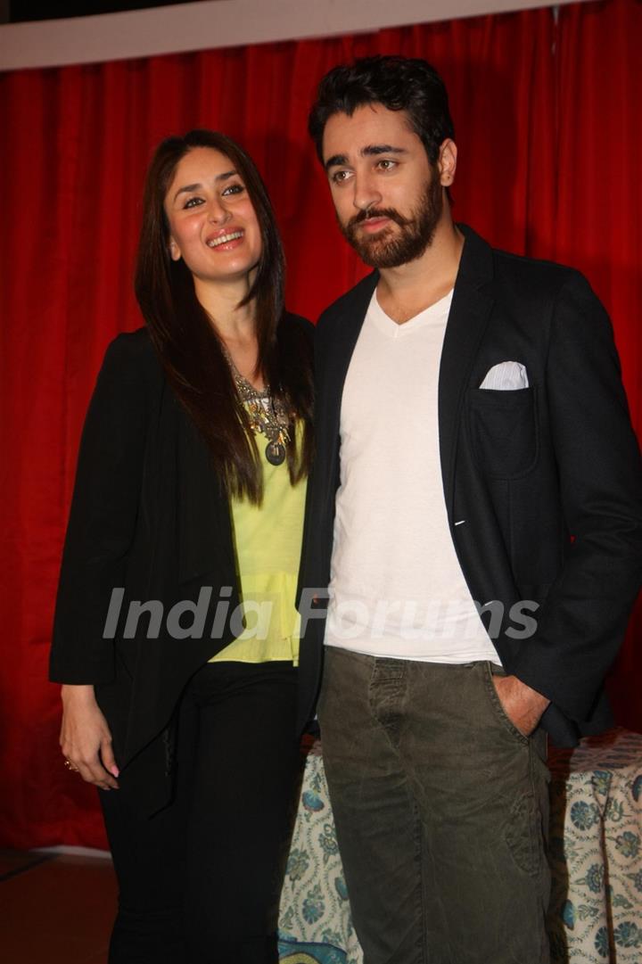 Imran Khan & Kareena Kapoor at Press meet of movie 'Ek Main Aur Ekk Tu' photography exhibition at Cinemax in Mumbai