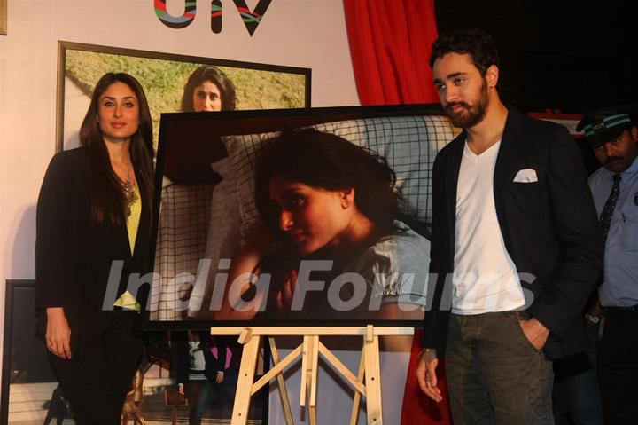 Imran Khan & Kareena Kapoor at Press meet of movie 'Ek Main Aur Ekk Tu' photography exhibition at Cinemax in Mumbai