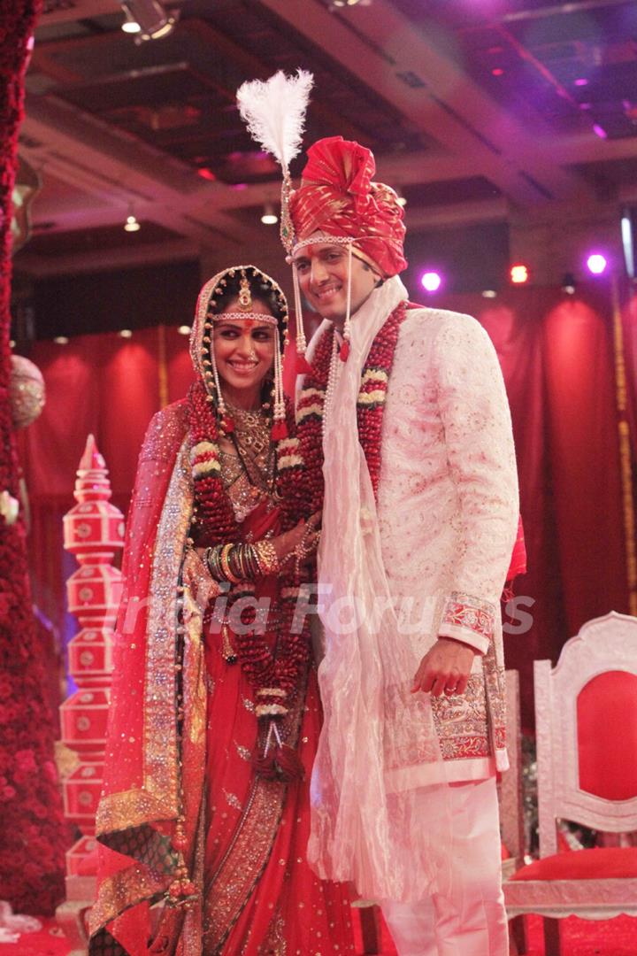 Ritesh Deshmukh & Genelia Dsouza wedding bash in Mumbai