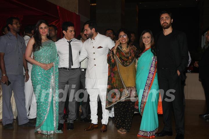 Saif Ali, Kareena, Imran, Avantika, Aamir & Kiran Rao grace Ritesh & Genelia wedding reception