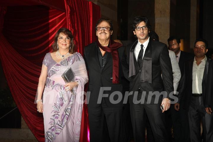 Zayed Khan, Sanjay Khan grace Ritesh Deshmukh & Genelia Dsouza wedding reception in Mumbai