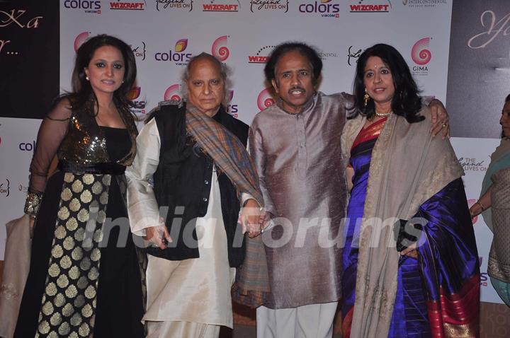 Celebs at Jagjit Singh tribute concert at Lalit Hotel. .