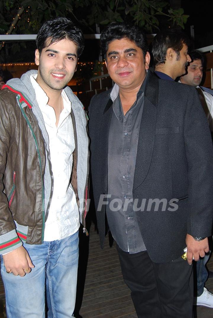 Kinshuk Mahajan and Rajan Shahi at Ye Rishta Kya Kehlata Hai 800 episodes celebration Party in Mumba