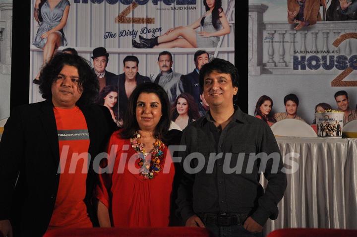 Sajid & Farah Khan at First look launch of 'Housefull 2'