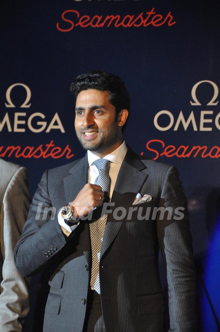 Abhishek Bachchan launches Omega Seamaster Watches