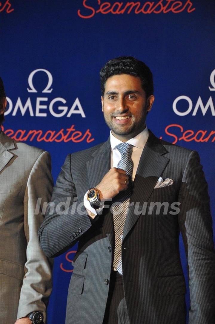 Abhishek Bachchan launches Omega Seamaster Watches