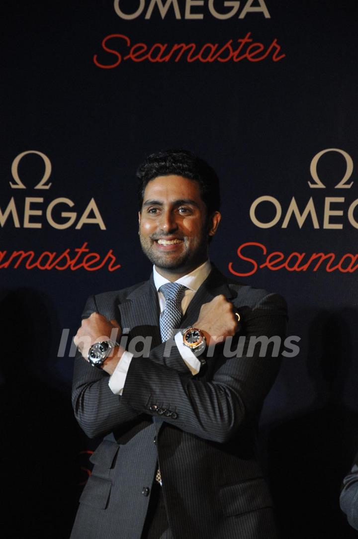 Abhishek Bachchan launches Omega Seamaster Watches