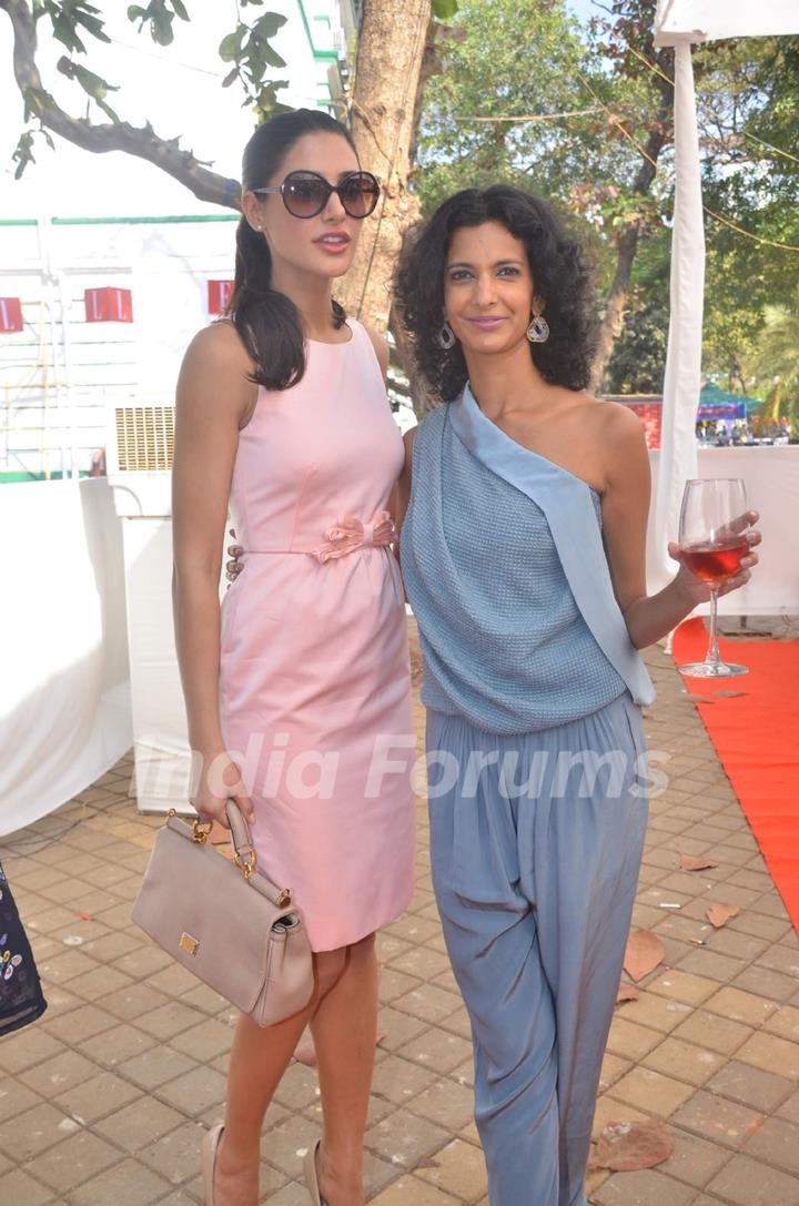 Poorna Jagannathan and Nargis Fakri at Elle Race. .