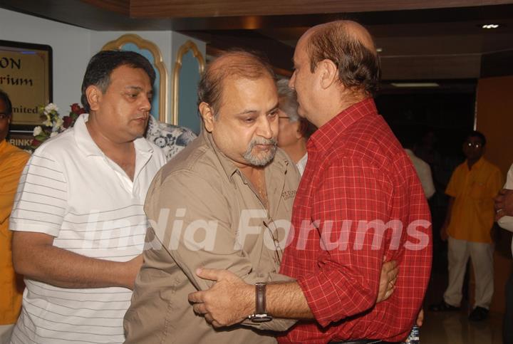 Chautha of Anupam Kher's late father Pushkarnath Kher at the ISKCON Temple in Juhu, Mumbai