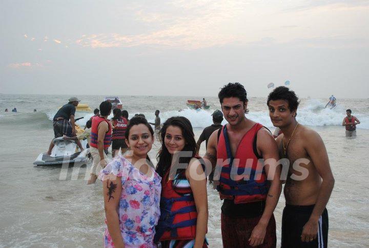 Priyal Gor and Ashish Kapoor in Goa