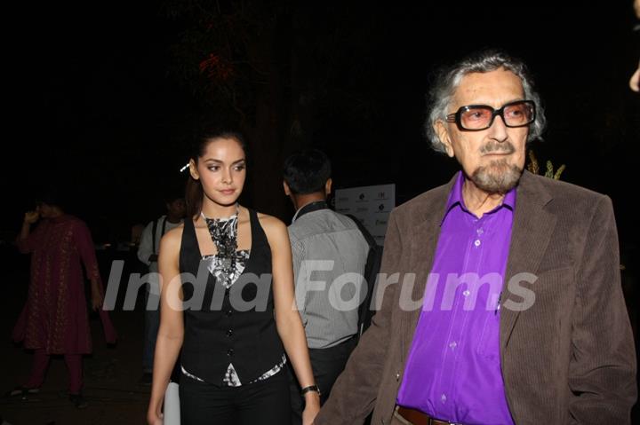 Shazahn Padamsee & Alyque Padamsee at Launch of Devdas dialogue book at Mehboob Studios in Bandra, M