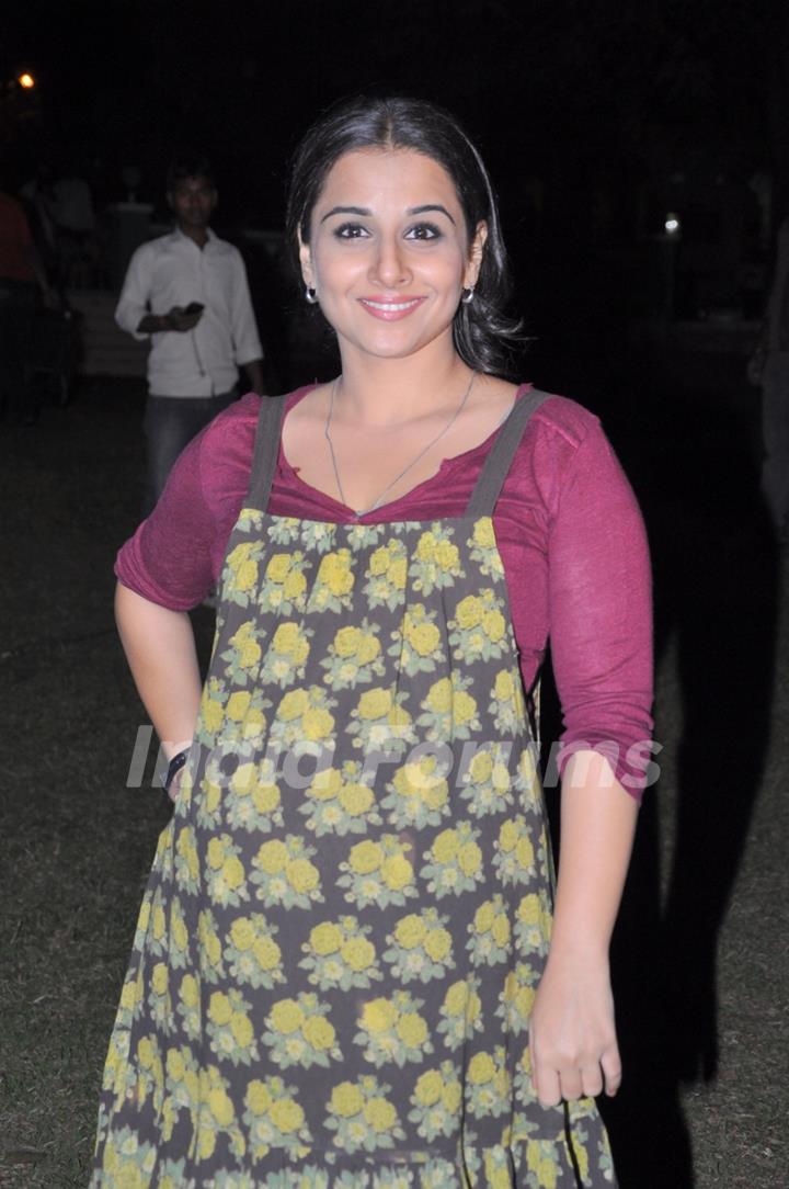 Vidya Balan promote Kahani on the sets of Uttran