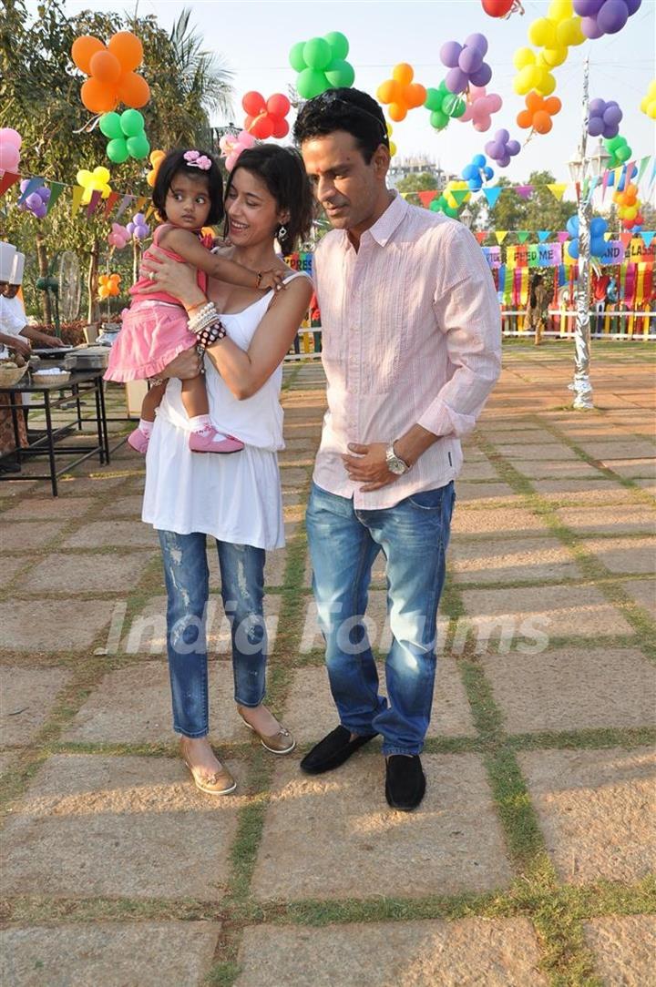 Manoj Bajpayee and wife Shabana threw a party to celebrate the 1st birthday of their daughter Ava Nayla at The Club