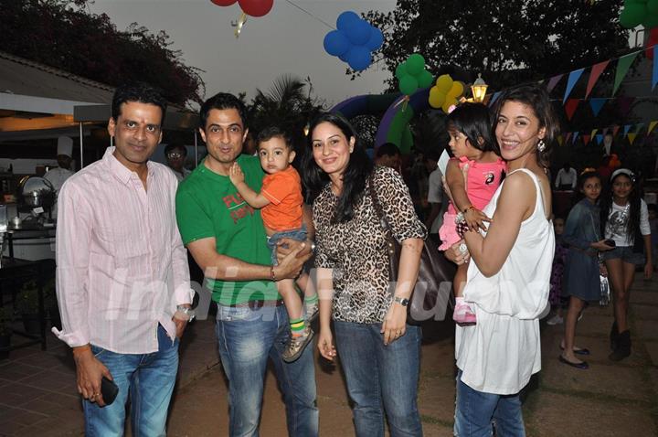 Manoj Bajpayee and wife Shabana threw a party to celebrate the 1st birthday of their daughter Ava Nayla at The Club