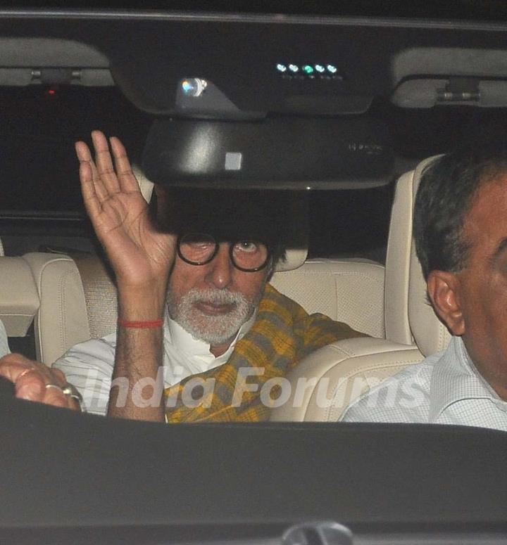Megastar Amitabh Bachchan was discharged late on Thursday evening from the Seven Hills Hospital, Mumbai. .