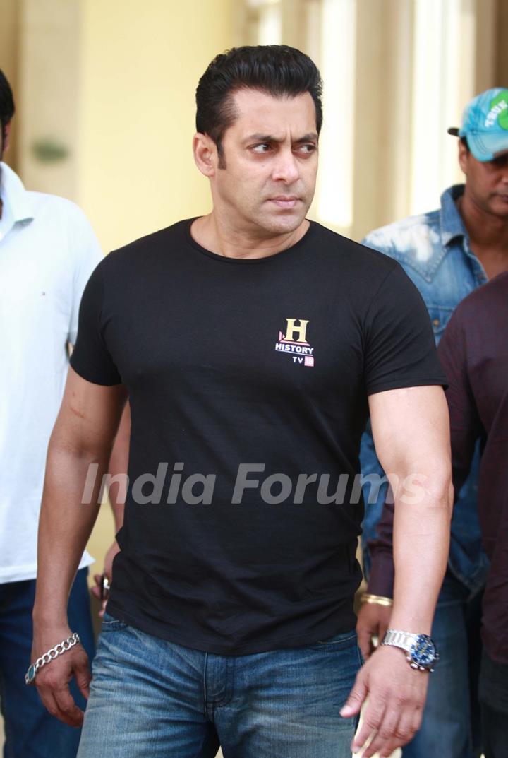 Salman Khan at the launch of HISTORY TV 18’s three initiatives in Mumbai