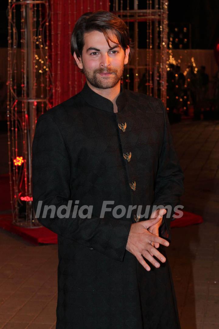 Neil Nitin Mukesh at Vikas Kalantri's wedding reception. .