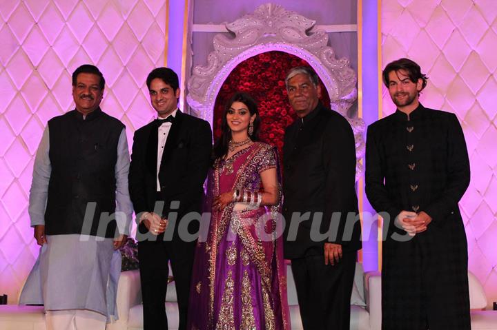 Neil Nitin Mukesh at Vikas Kalantri's wedding reception. .