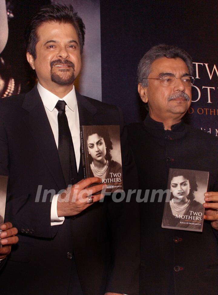 Bollywood actor Anil Kapoor at the launch of book &quot;Two Mothers and Stories'' by Khalid Mohamed, in New Delhi on Monday. .