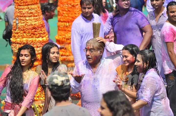 Colors Channel TV serials Artist celebrate Holi