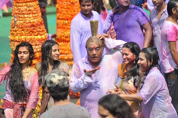 Colors Channel TV serials Artist celebrate Holi