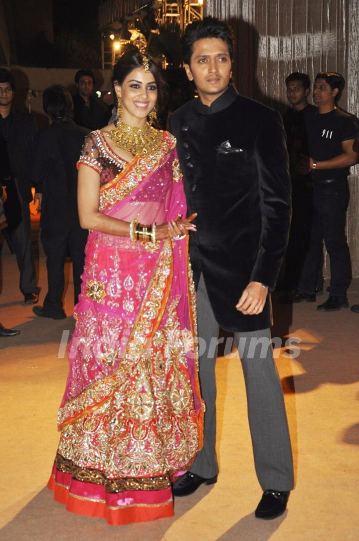 Dheeraj Deshmukh & Honey Bhagnani wedding reception at Hotel Taj Lands End in Mumbai