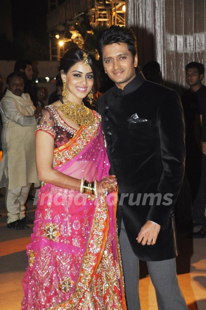 Dheeraj Deshmukh & Honey Bhagnani wedding reception at Hotel Taj Lands End in Mumbai