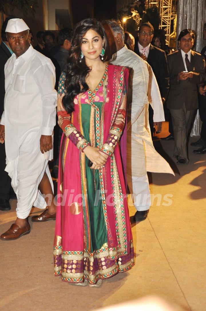 Dheeraj Deshmukh & Honey Bhagnani wedding reception at Hotel Taj Lands End in Mumbai