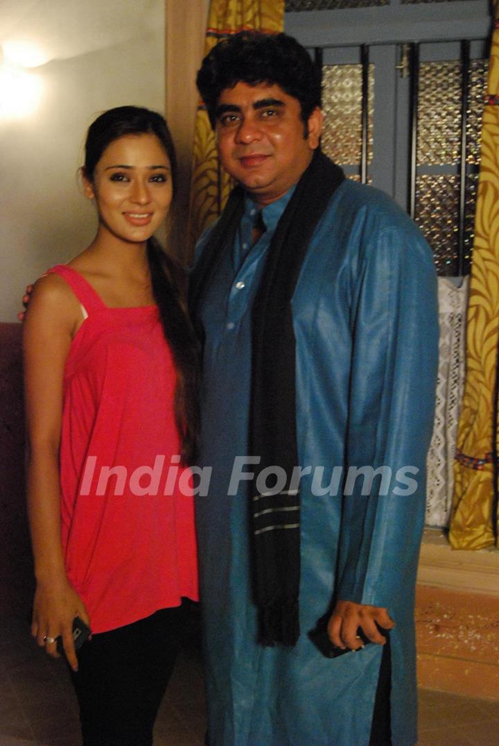 Sara Khan at Rajan Shahi’s  on the set get together for Jamuna Paar